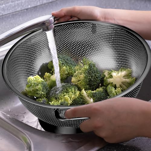 3 Pcs Stainless Steel Colander Set Metal Mesh Strainers