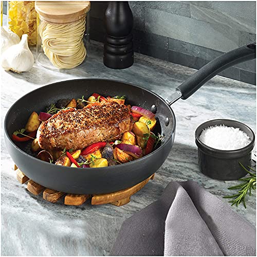 Ultimate Hard Anodized Nonstick Fry Pan With Lid 12 Inch