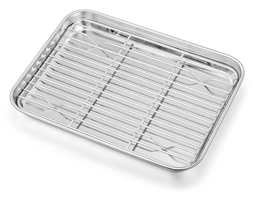 Stainless Steel Baking Sheet with Rack Set