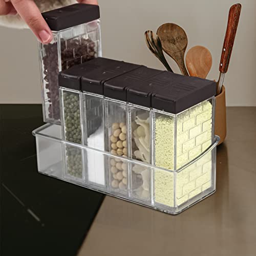6 Pcs Spice Shaker Jars