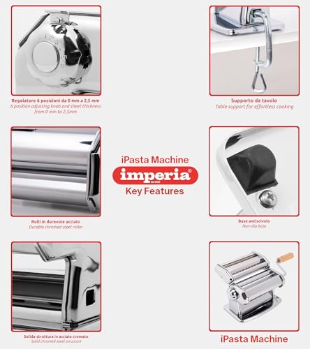 IPasta Classic Pasta Maker (Silver)