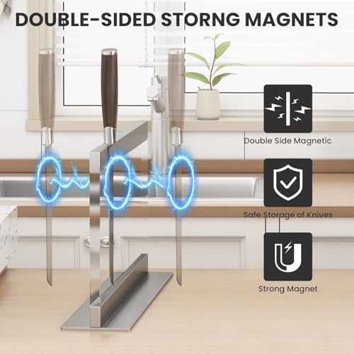 Magnetic Knife Block Double Sided Magnetic Knife Holder