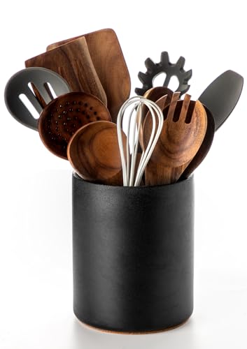 Utensils Holder with Cork Mat