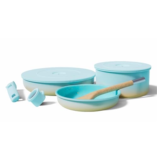By the Table Ombré Titanium Nonstick Cookware Set 8