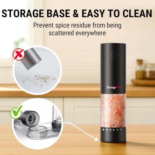 Rechargeable Electric Salt and Pepper Mill Set APG710+APG709
