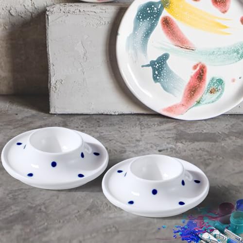 Porcelain Egg Cup Timer Set of 4