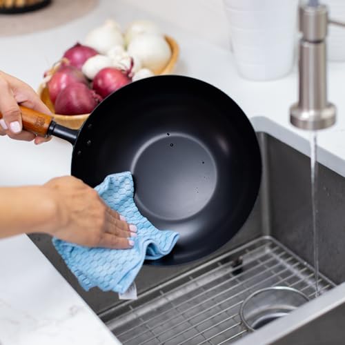Classic Series Ceramic Nonstick Carbon Steel Stir Fry Pan
