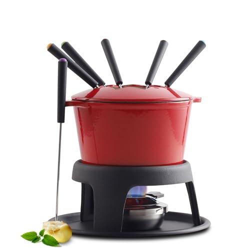 Cast Iron Fondue Set