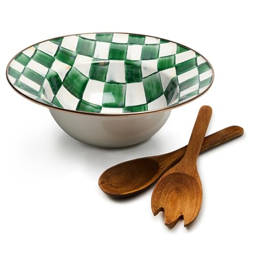 Enamel Salad Serving Set