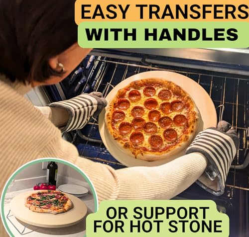 16 inch Round Pizza Stone for Oven and Grill