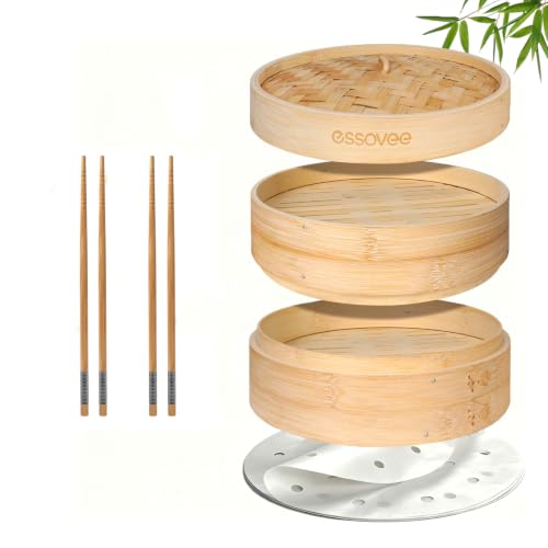 Bamboo Steamer 2 Tier 10