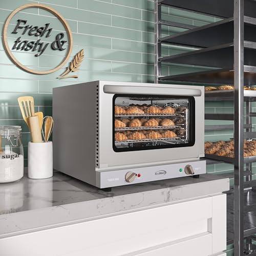 Countertop Convection Oven with 4 Racks in Stainless