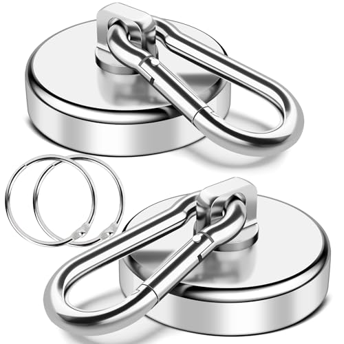 Heavy Duty Magnetic Hooks Strong Magnetic Hooks with Swivel Carabiner