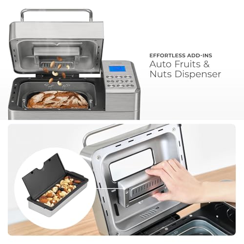 2 lb. Bread Maker Machine with Auto Dispenser