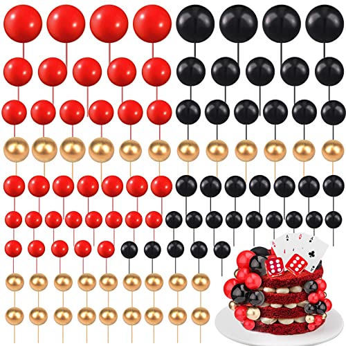108 Pcs Ball Cake Toppers