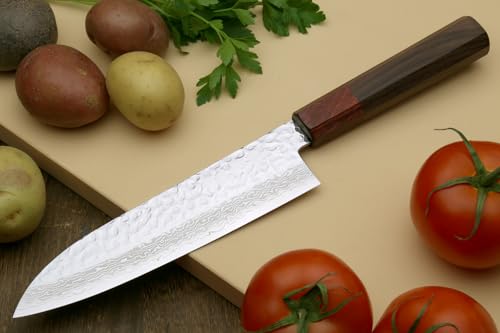 VG10 46 Layers Hammered Damascus Santoku Japanese Multipurpose Chef Knife