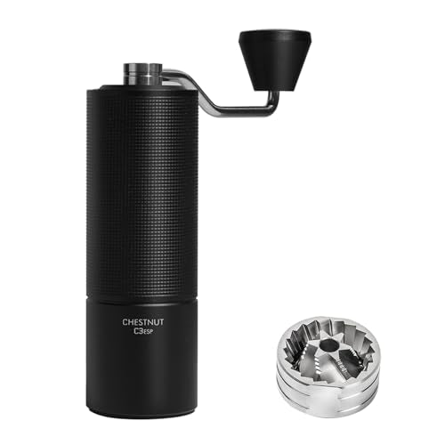 Manual Coffee Grinder Capacity 25g with CNC Stainless Steel Conical Burr