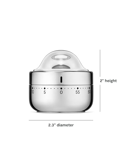 Mechanical Kitchen Timer (Stainless Steel)