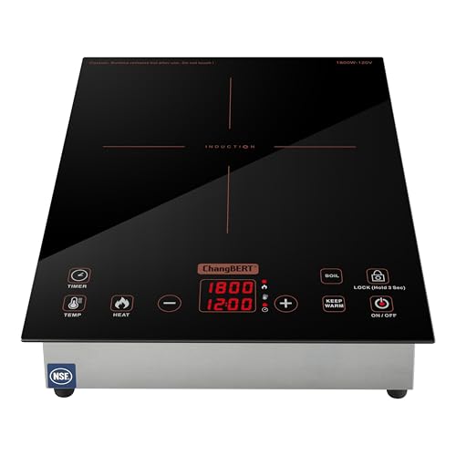 Portable Induction Cooktop NSF Certified Commercial Range Powerful Countertop Burner