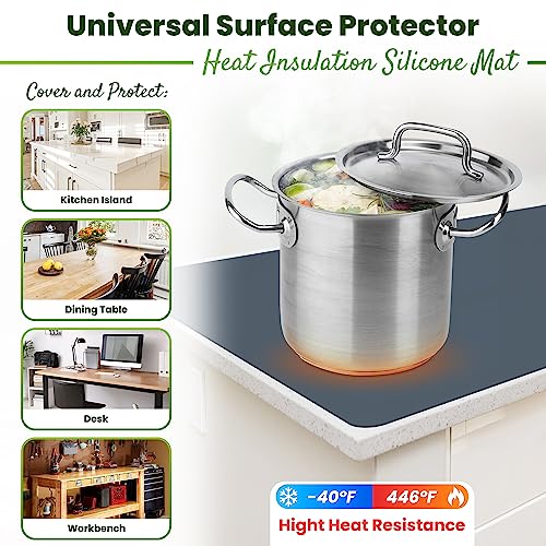 Large Silicone Mat 28" x 20" Mat Thick Heat Resistant