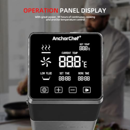 Commercial Sous Vide Cooker 1400W WiFi (Gunmetal)
