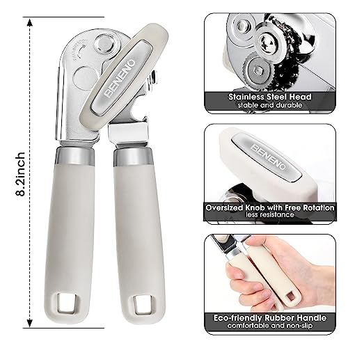 Manual Handheld Can Opener with Sharp Blade