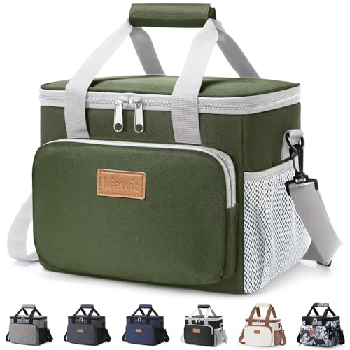 Large Lunch Bag Insulated Lunch Box Soft Cooler Cooling Tote for Adult Men Women