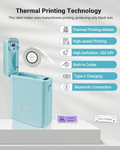 Label Maker Bluetooth Label Maker Machine with Tape