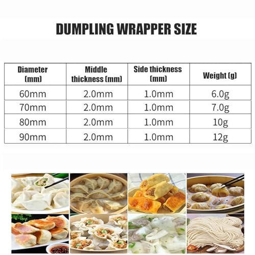 Electric Dumpling Wrapper Press Maker (80mm)