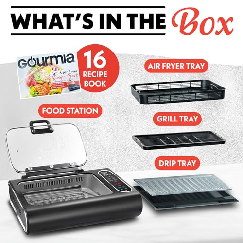 Smokeless Indoor Grill & Air Fryer With Smoke Extracting Technology