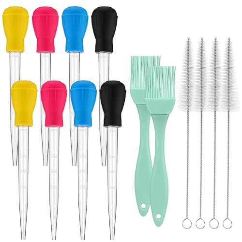 14 Pcs Large Turkey Baster Set for Cooking