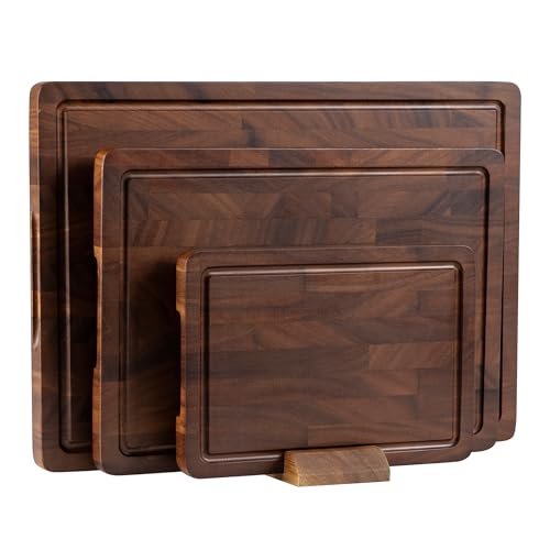 Walnut Wood Cutting Board Set (Walnut / Walnut Cutting Board Set)