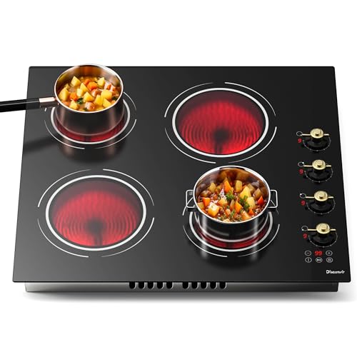 30 Inch Electric Cooktop Stove 240V