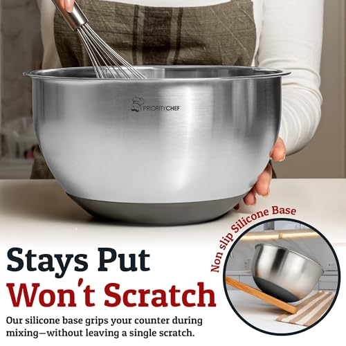 28pc Stainless Steel Mixing Bowls with Lids Set (Utensils - Grey)