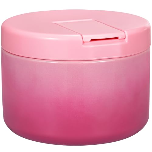12oz Insulated Vacuum Food Jar with Buckle Lid Wide Mouth Soup Thermo for Hot Food Kids Leakproof Stainless Steel Lunch Container