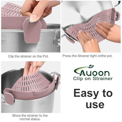 Clip On Strainer Silicone for All Pots and Pans