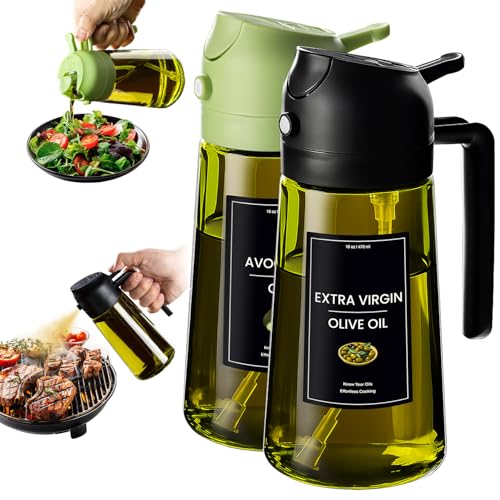 16oz 470ml Olive Oil Dispenser for Kitchen with Stickers