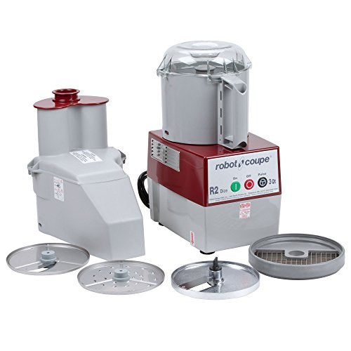 Robot Coupe R2 Dice Continuous Feed Combination Food Processor Dicer with 3
