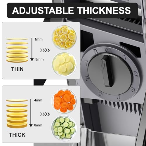 Safe Mandoline Slicer for Kitchen