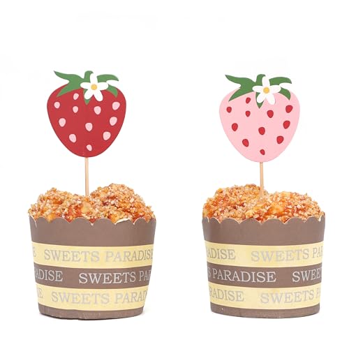 Strawberry First Birthday High Chair Banner