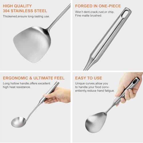 304 Stainlss Steel Kitchen Utensils Set