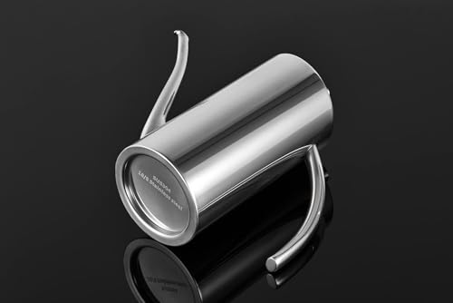 Premium Stainless Steel Olive Oil Dispenser (24 oz, Arc Handle)