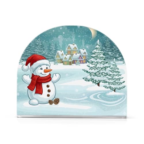 Napkin Holder for Table Paper Napkins Holder Acrylic Tissue Dispenser Kitchen Dining Room Bathroom Party Car Decor