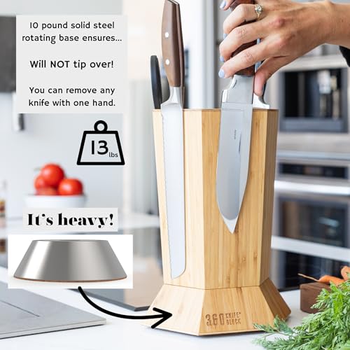ROTATING Magnetic knife block