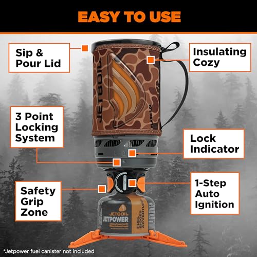 Flash Portable Fast Boil Stove for Camping and Backpacking with 1