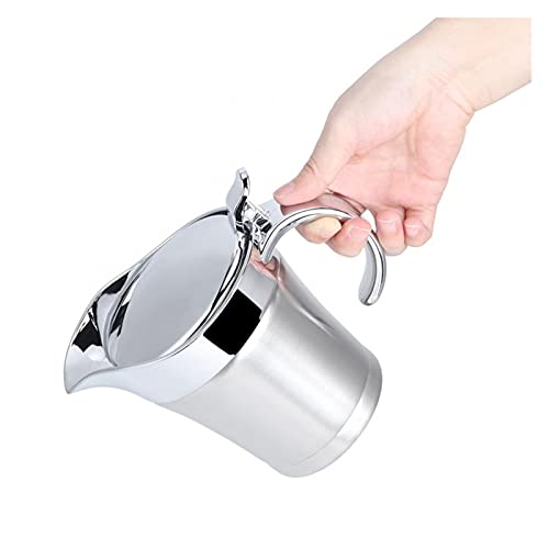 Kitchen Gravy Boat Double Layer Insulated Flavour Sauce Pot Sauce Boat Serving Ball 450 ml Kitchen Flavour Pot 304 Stainless Steel Sauce Bowl