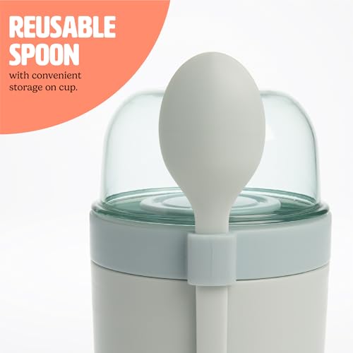 Travel Snack Cups with Spoons