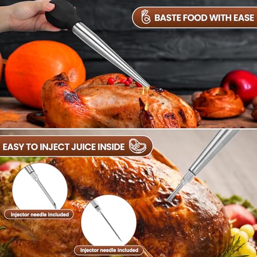Large Turkey Baster with Cleaning Brush & Needle