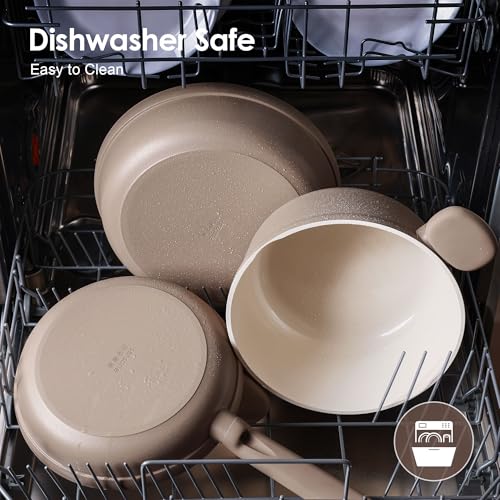 Nonstick Pots and Pans Set 17pcs