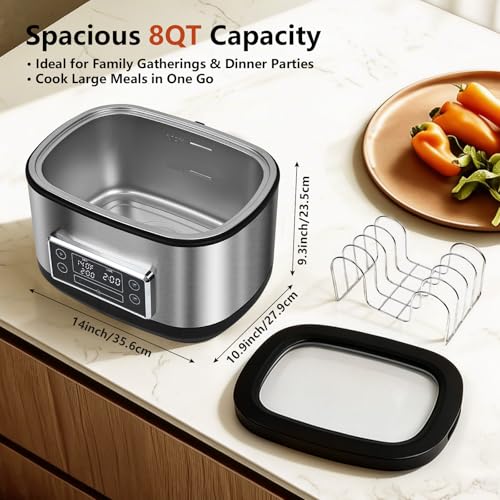 Sous Vide Machine 8 Quart (sous vide+seal bags+pump)